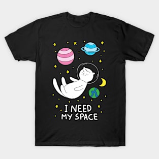 I need my space cat design. T-Shirt